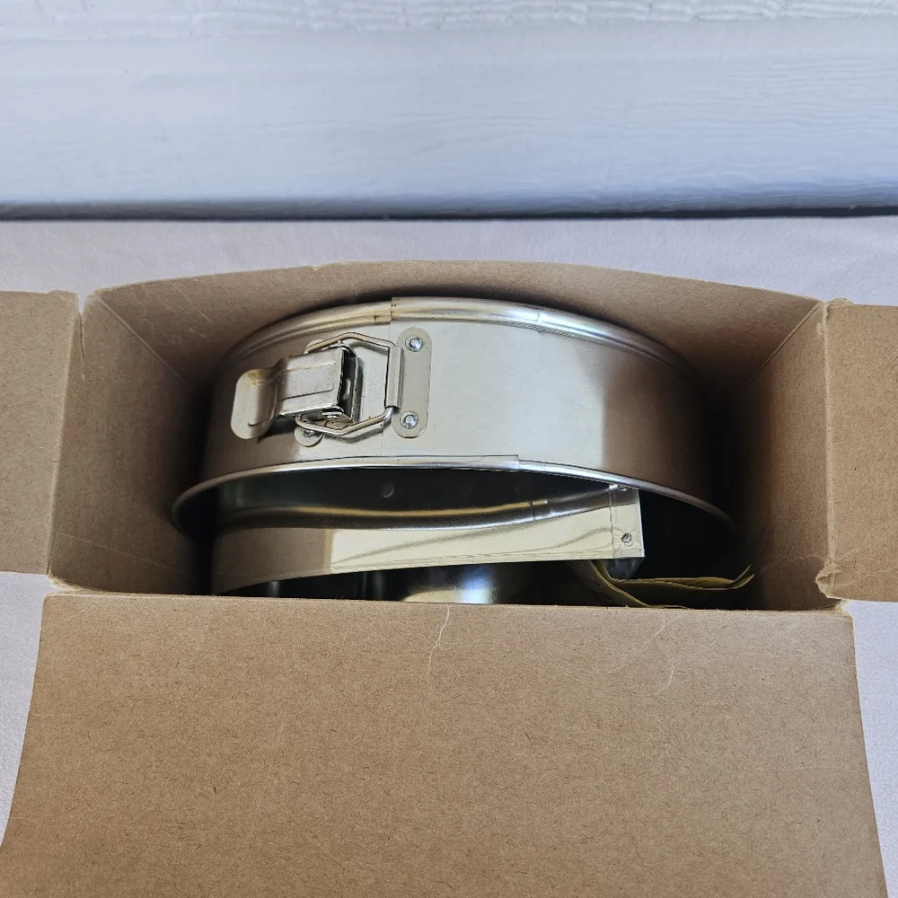 Vintage 1994 Pampered Chef Heart Shaped Springform Pan Set Instructions Box